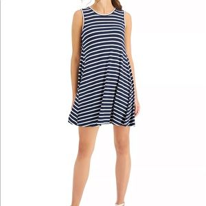 STYLE & CO Petite Sleeveless Printed Flip Flop Dress